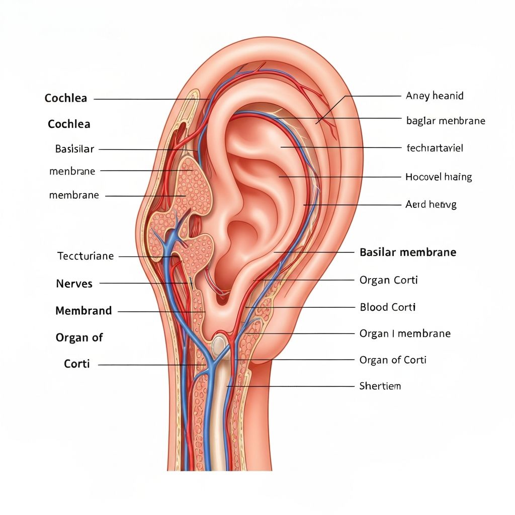 귀 해부 구조 이미지